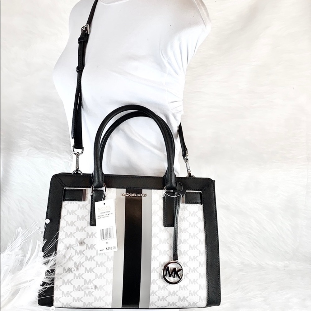 🖤New Michael Kors 🖤 Center Stripe Bright W… - Picture 2 of 8